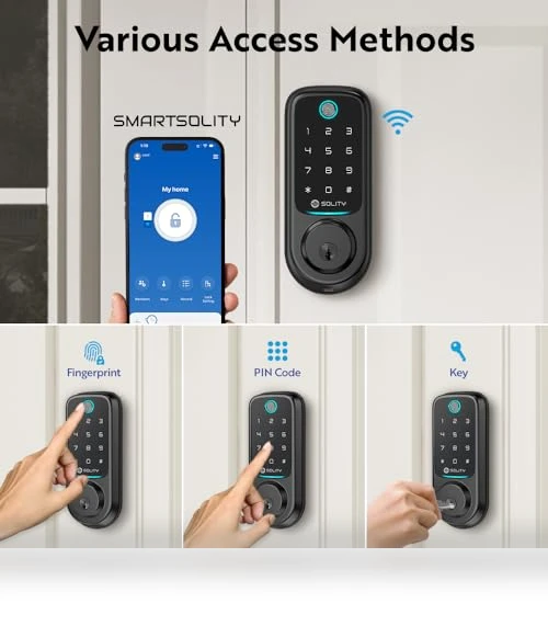 No-Hub Smart Digital Door Lock — Accessories, SOLITY