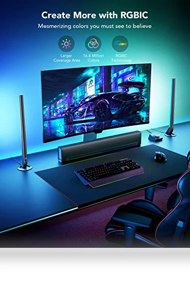 RGBIC Gaming Light Bars — Creative Lighting Solutions, Govee