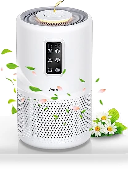 True HEPA Air Purifier for Large Rooms — Activated Carbon Air Purifiers, VEWIOR