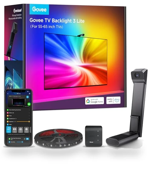 TV Backlight with Fish-Eye Correction Function — Immersive Viewing, Govee