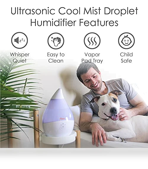 Ultrasonic Small Air Humidifier — Air Moisture Control, Crane
