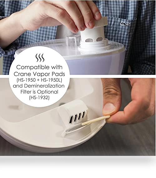 Ultrasonic Small Air Humidifier — Air Moisture Control, Crane