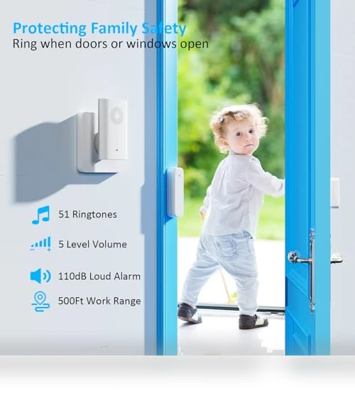 Wireless Door Sensor Chime — Kits, AMHEY