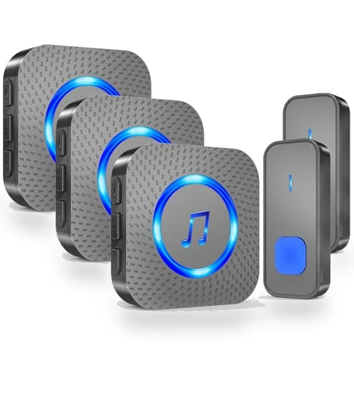Wireless Doorbell with Multiple Receivers — Chimes, SURFOU