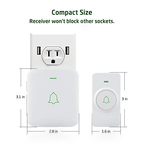 Wireless Doorbell — Chimes, AVANTEK