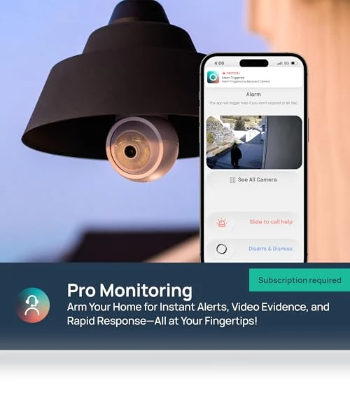 2K Light Bulb Security Camera — Smart Home Security, LUNA HOME, LLC