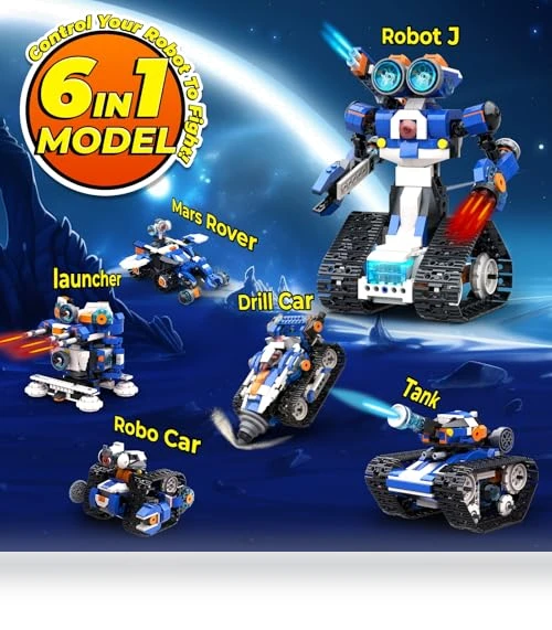 6-in-1 Robot Building Kit — Construction Kits, Apitor