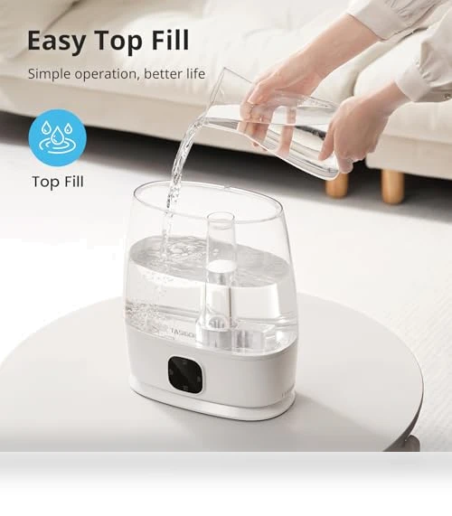 6L Cool and Warm Mist Air Humidifier — Air Moisture Control, Tasigok