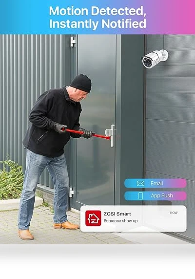 8CH 4K PoE Home Security Camera System — Smart Home Security, ZOSI