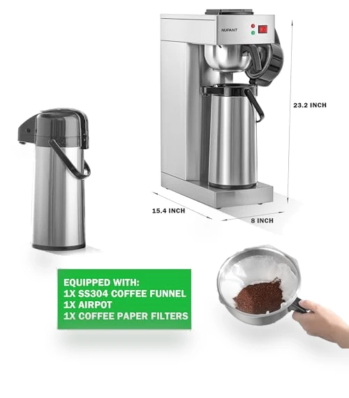 Commercial Airpot Coffee Brewer — Carafes & Pitchers, NUPANT