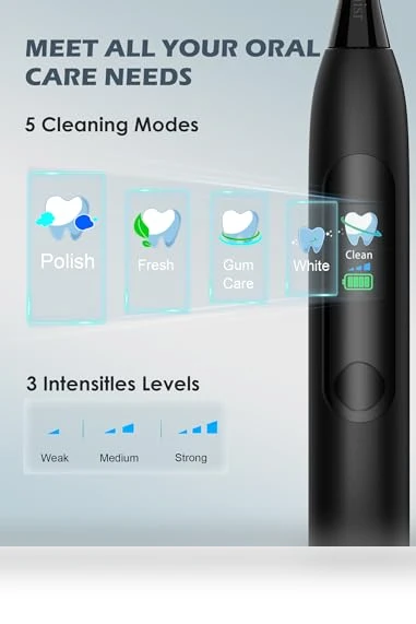 Electric Toothbrush for Adults — Sonic Electric Toothbrushes, Umisr