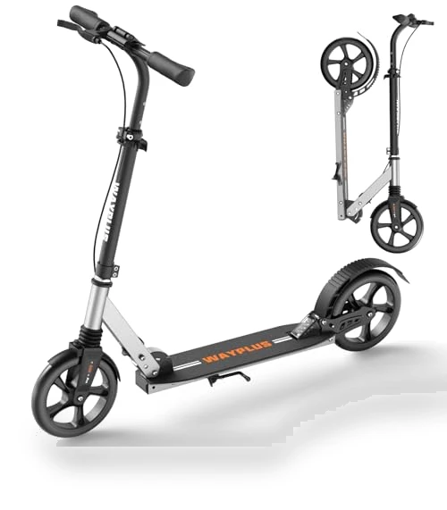 Foldable Kick Scooter with Big Wheels — Push Scooters, WAYPLUS