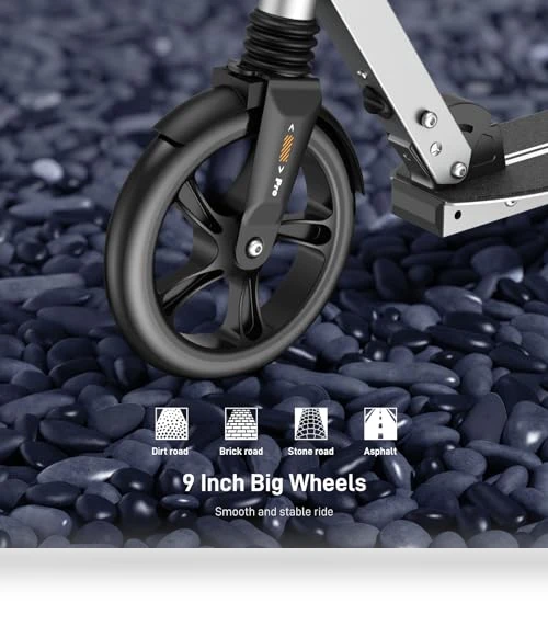 Foldable Kick Scooter with Big Wheels — Push Scooters, WAYPLUS
