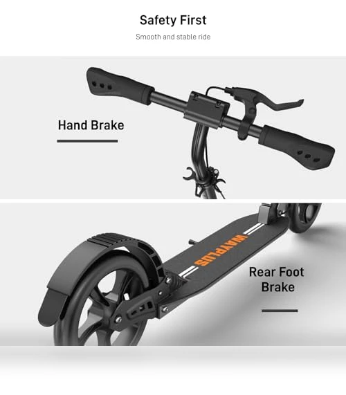 Foldable Kick Scooter with Big Wheels — Push Scooters, WAYPLUS