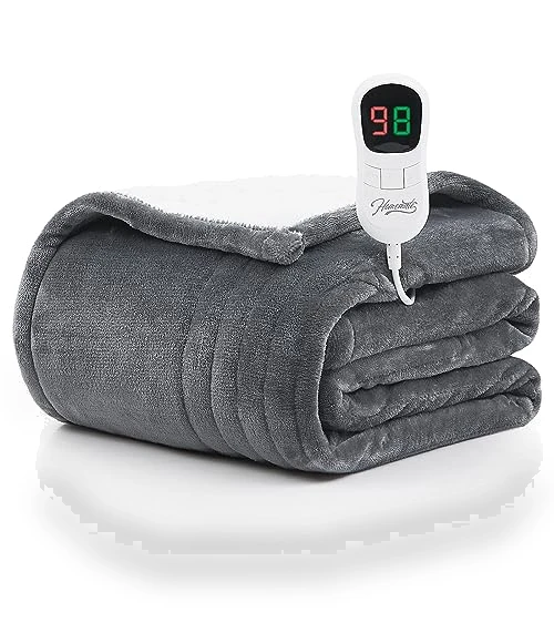 Heated Blanket Electric Throw — Electric Blankets, Homemate