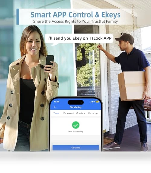 Keyless Entry Door Lock with Keypad and Fingerprint — Accessories, MSR X6