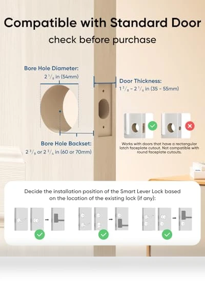 Keyless Fingerprint Door Lock with Handle — Biometric Security, eufy Security