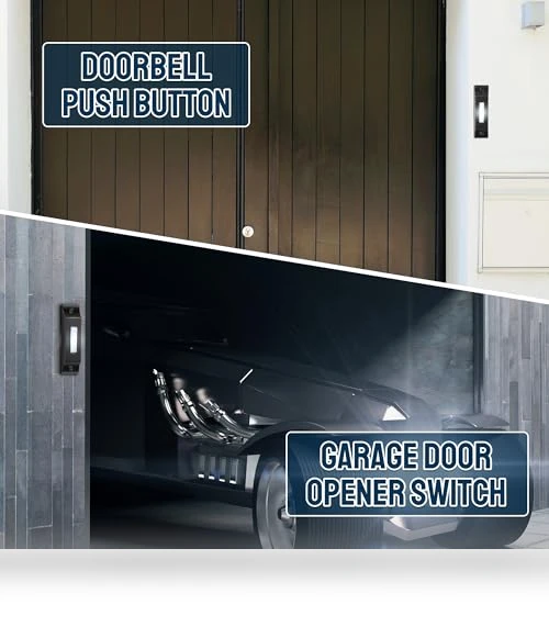 LED Lighted Doorbell Button — Push Buttons, Enhon