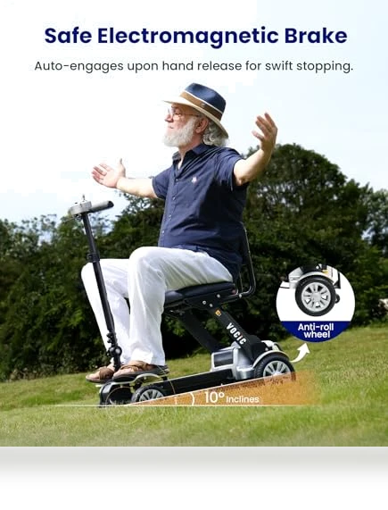 Lightweight Electric Scooter with Seat — Mobility Scooters, VOCIC