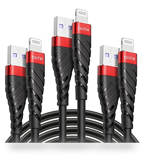 MFi Certified iPhone Charger Cable 3 Pack — Chargers & Cables, OIITH
