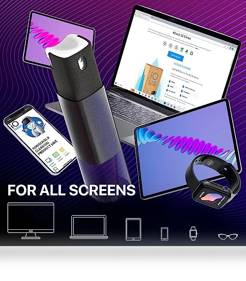 Mini Screen Cleaner Spray — Cleaners, iO CLEAN