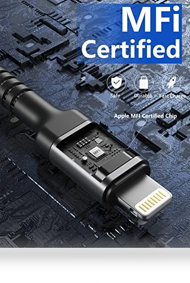 Nylon Braided Lightning Cable — Chargers & Cables, PRAKIE