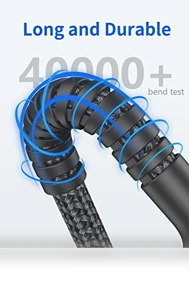 Nylon Braided Lightning Cable — Chargers & Cables, PRAKIE