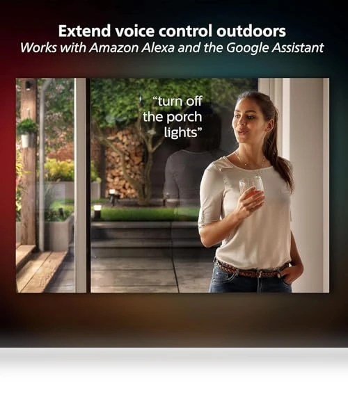 Outdoor Smart Spot Light Base Kit — Outdoor Post Lighting, Philips Hue