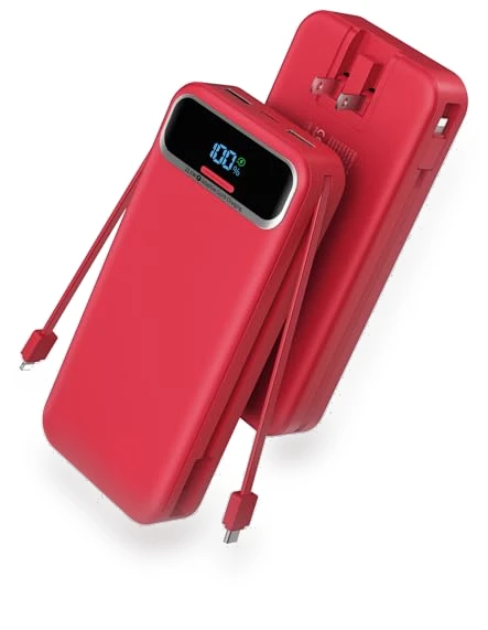 Portable Charger Power Bank with Built-in Cables and AC Wall Plug — Charging Solutions, Dongguan Xionel Electronic Technology Co., Ltd