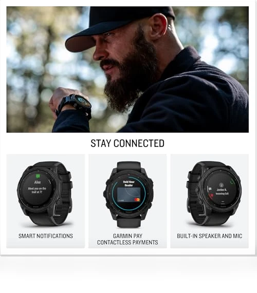 Premium Tactical GPS Smartwatch — Smartwatches, Garmin