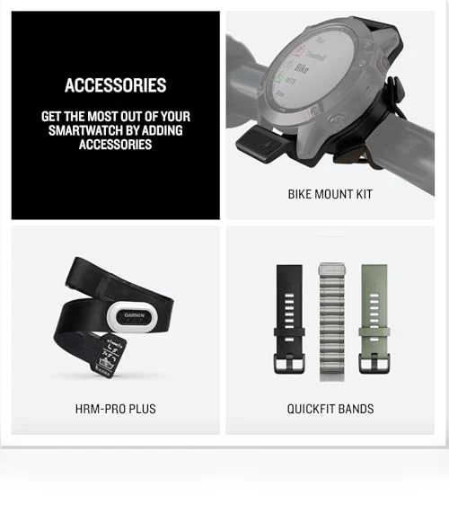 Premium Tactical GPS Smartwatch — Smartwatches, Garmin