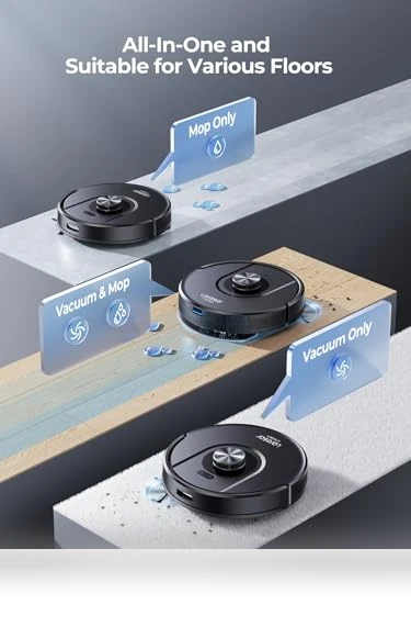 Robot Vacuum and Mop Combo — Smart Cleaning Robots, Laresar Clean