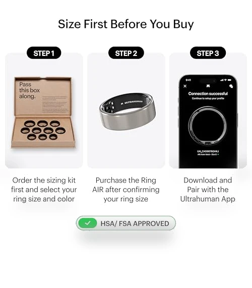 Sleep & Fitness Tracker Smart Ring — Fitness & Activity Monitors, Ultrahuman