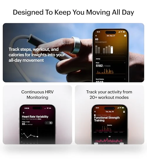 Sleep & Fitness Tracker Smart Ring — Fitness & Activity Monitors, Ultrahuman