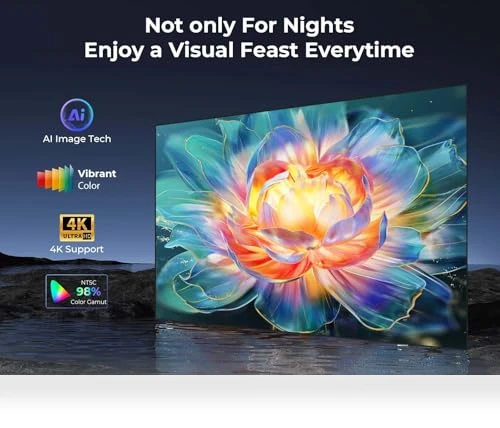 Smart 4K Projector — Home Theater Projectors, GooDee