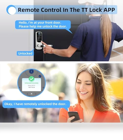 Smart Door Lock with Handle — Smart Home Security, MSR X6