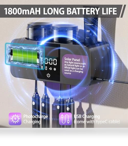 Smart Toothbrush Cleaner & Wall Mounted Holder — Toothbrush Holders, Stageya