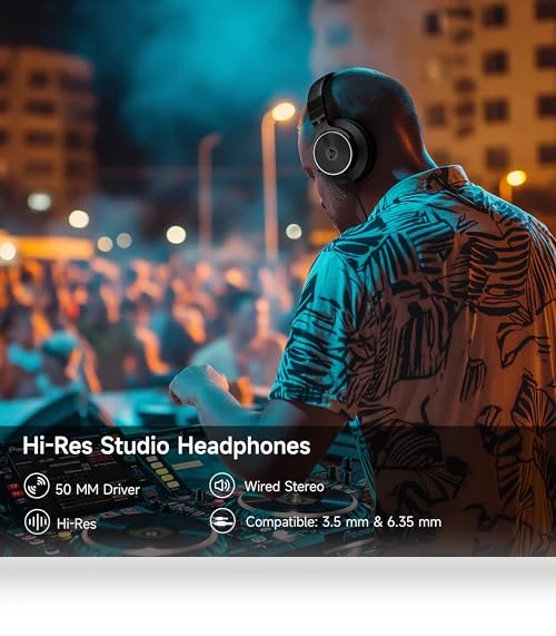 Studio Monitor & Mixing DJ Headphones — In-Ear Headphones, Rumoon