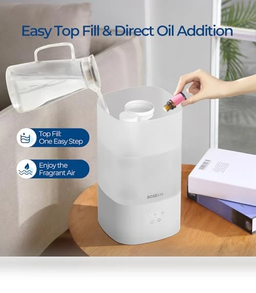 Top Fill Cool Mist Humidifier — Air Moisturizers, Rosekm