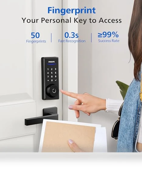 Wi-Fi Smart Door Lock — Deadbolts, Philips