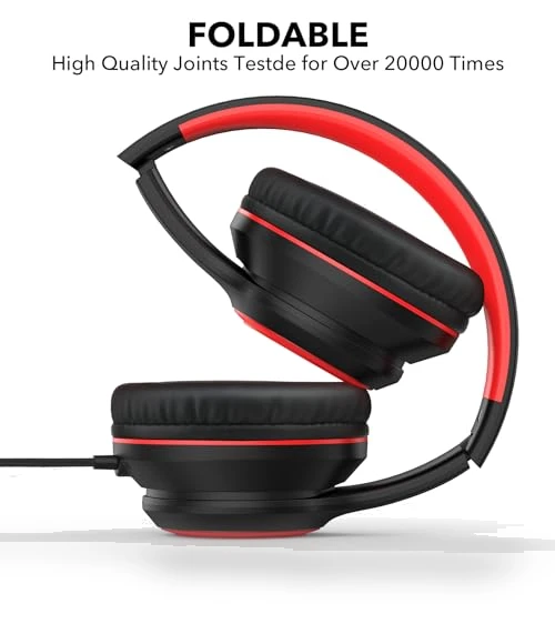 Wired Over-Ear Headphones with Microphone — Over-Ear Headphones, JOMILIN