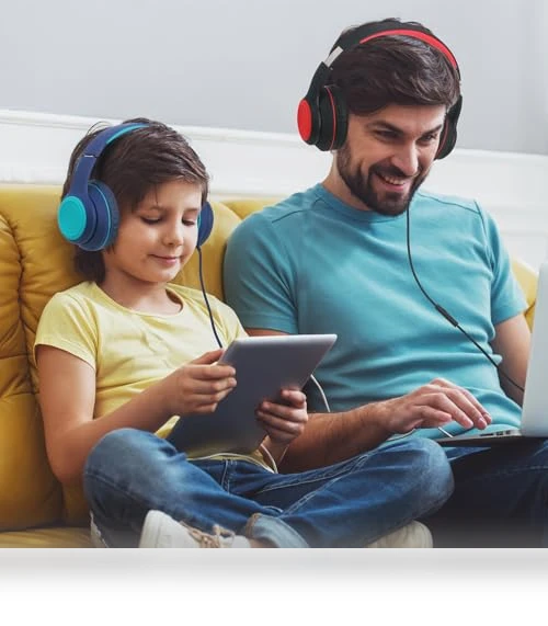 Wired Over-Ear Headphones with Microphone — Over-Ear Headphones, JOMILIN