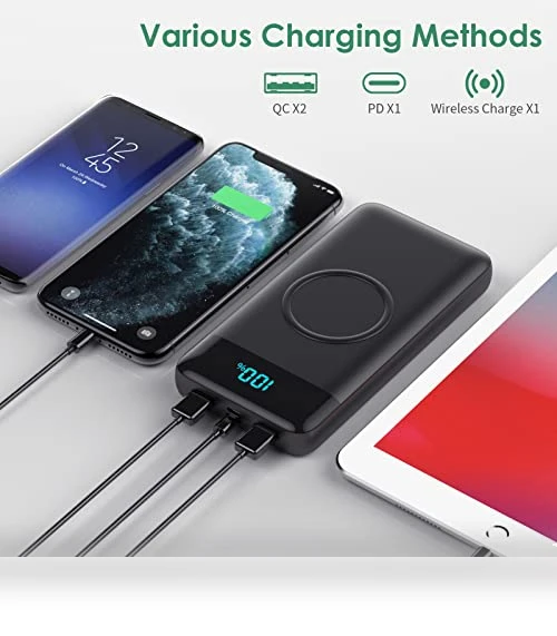 Wireless Portable Charger — Chargers, FOCHEW