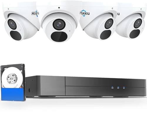 4K HD PoE Security Camera System — Security Cameras, Hiseeu
