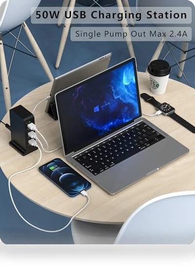6 Port USB Charging Station — Chargers, VPSUN