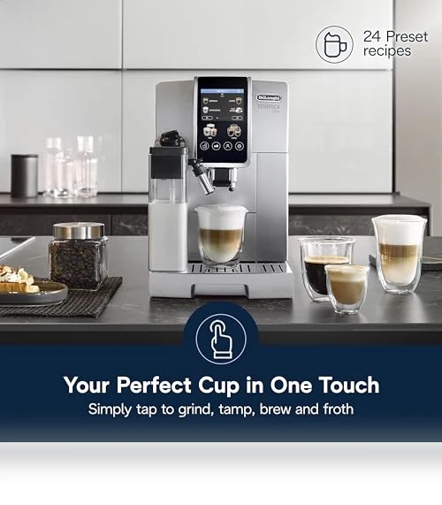 Automatic Espresso & Coffee Machine with Milk Frother — Coffee & Espresso Combos, De'Longhi
