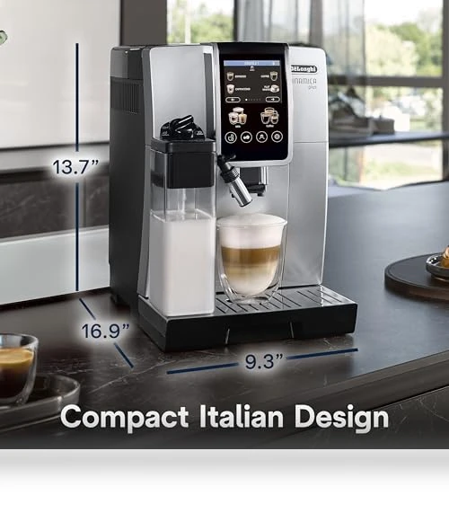 Automatic Espresso & Coffee Machine with Milk Frother — Coffee & Espresso Combos, De'Longhi