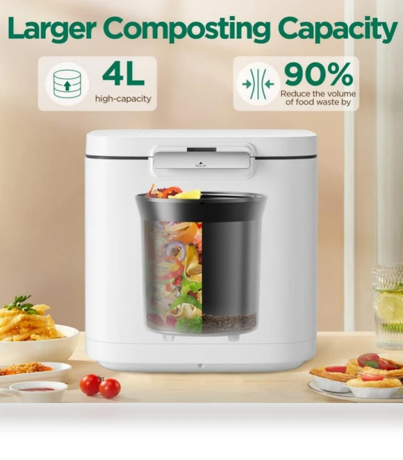 Electric Composter for Kitchen — Composting Bins, Fylecen