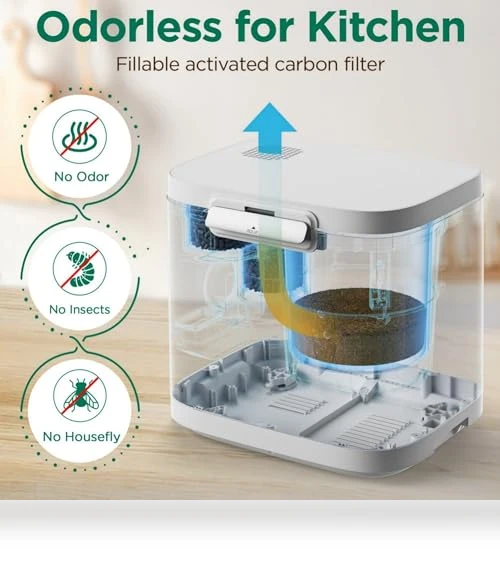 Electric Composter for Kitchen — Composting Bins, Fylecen