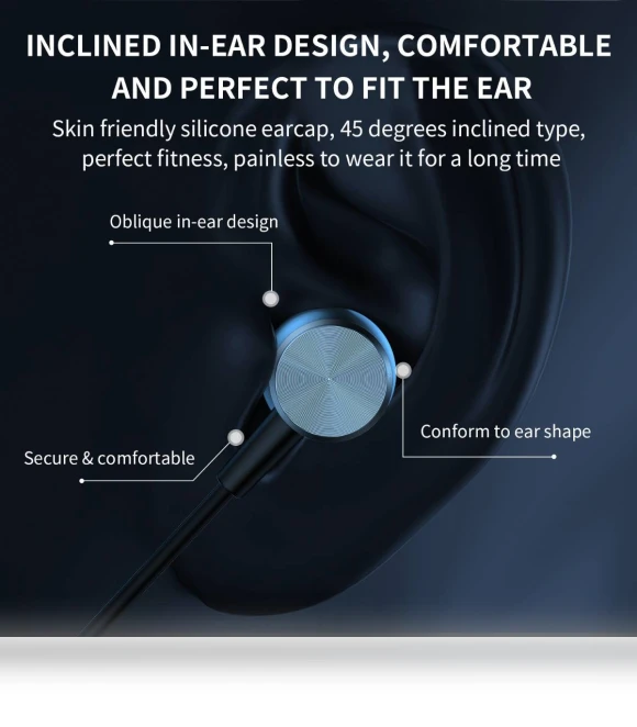 Flat Port Dual Dynamic Coil In-Ear Headphones — In-Ear Headphones, JOYROOM